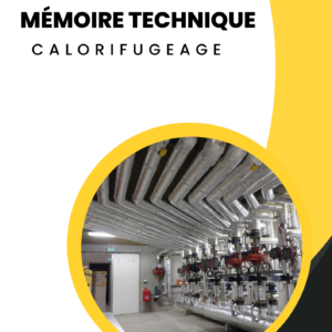 Mémoire Technique Calorifugeage