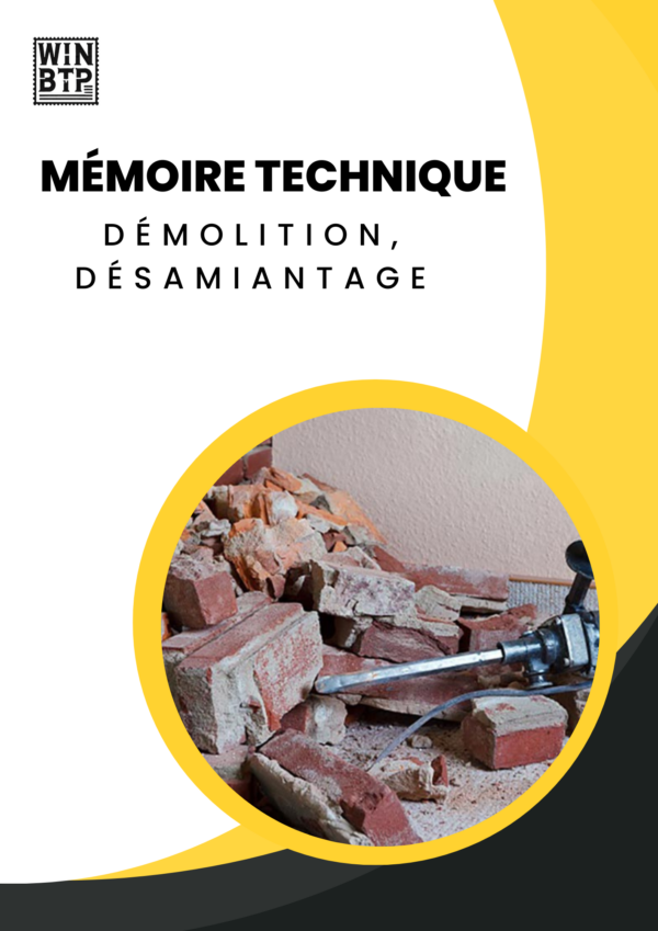 Mémoire Technique Démolition - Désamiantage