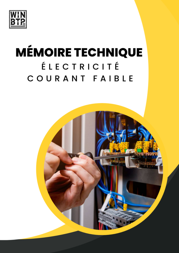 Mémoire Technique Électricité courant faible