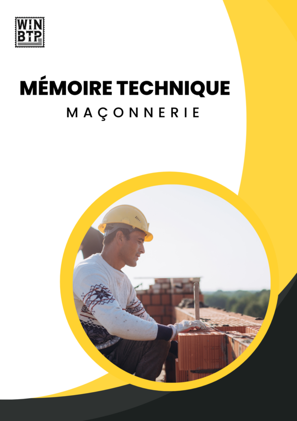 Mémoire Technique Maçonnerie